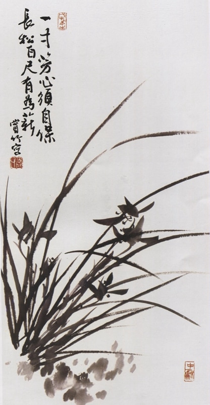 蘭 竹 水墨画の描き方 名家から学ぶ 国画大課堂 中国絵画/兰 竹