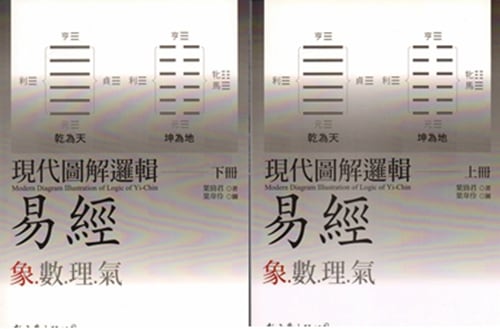 現代図解邏輯 易経 象・数・理・気 全2冊 風水 占い 台湾版 中国語版