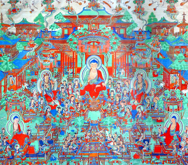 敦煌臨摹部分 張大千 栄宝齏画譜215 (中国絵画)/敦煌临