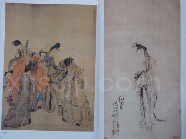黄慎 中国歴代絵画名家作品精選系列 山水 水墨 中国画 / 黄慎