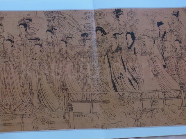 中国美術 佛画 巻物 傅香 絵［八十七仙人図］紙本　肉筆　32！ 八十七神仙巻臨慕範本 中国伝統壁画技法叢書 中国絵画/八十七