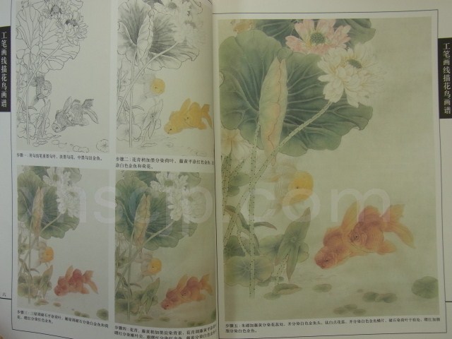 中国美術 鴨図 花鳥画 手描き 掛軸 金地絵 工筆画 古美術 取り扱い品目