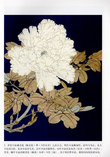 工筆牡丹設色技法 美術基礎教学系列叢書 中国絵画/工笔牡丹