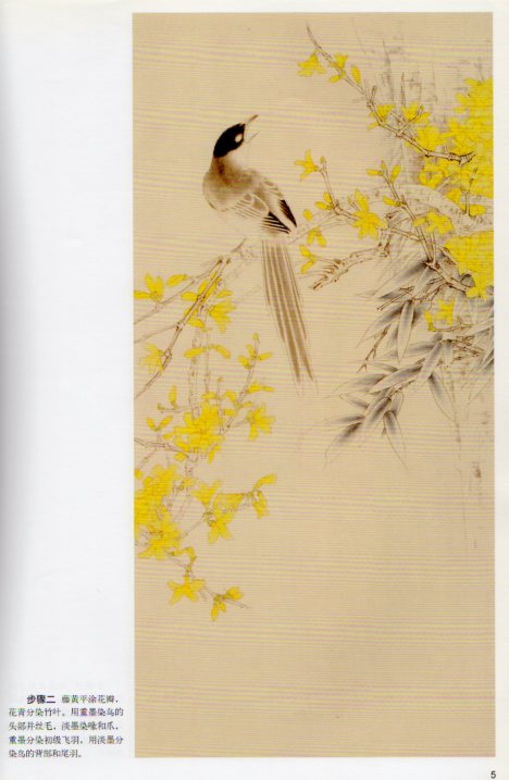 花鳥 工筆画法 中国画画法 中国絵画/花鸟 工笔画法