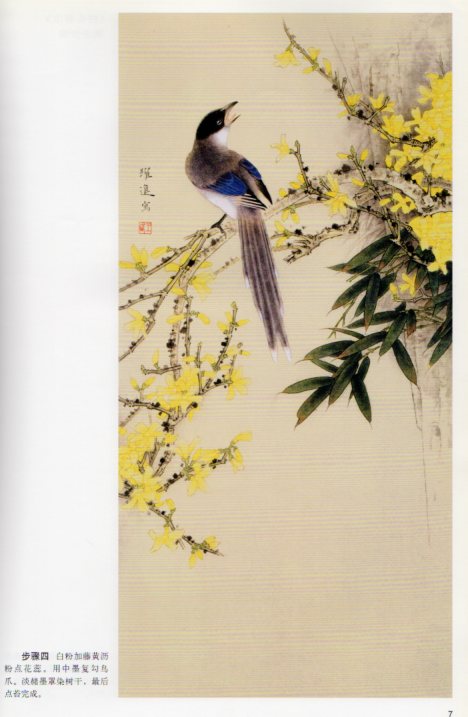 花鳥 工筆画法 中国画画法 中国絵画/花鸟 工笔画法