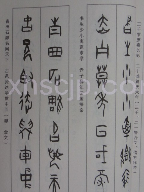 新甲骨文編 甲骨文集聯五百例 中国語書道/甲骨文集联五百例 | 中国美術 芸術