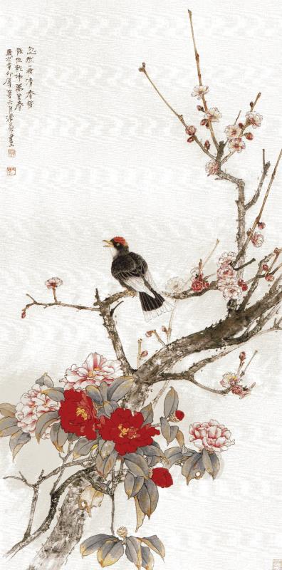 かちょう 重彩花鳥画法 中国画技法 中国絵画/重彩花鸟画法