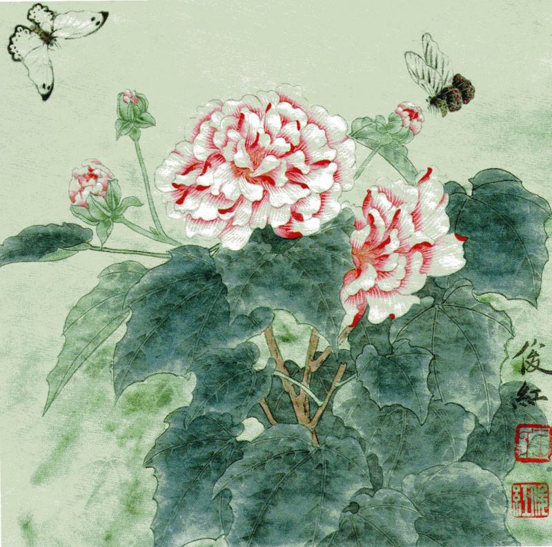 かちょう 工筆重彩花鳥画法 中国画技法 中国絵画/工笔重彩花