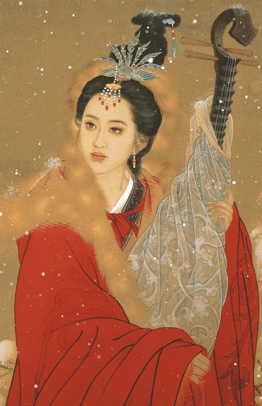 じんぶつ 工筆古代仕女画法 中国画技法 中国絵画/工笔古代仕女画