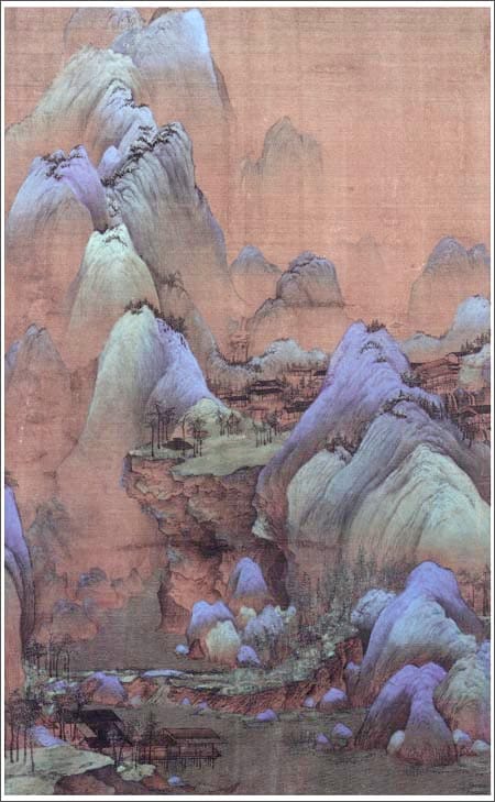 北宋 王希孟 千里江山図 中国歴代絵画精粹 中国絵画/千里江山