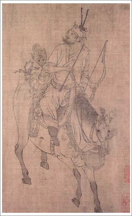 北宋 李公麟 維摩演教図 西岳降霊図 中国歴代絵画精粹 中国絵画/中国