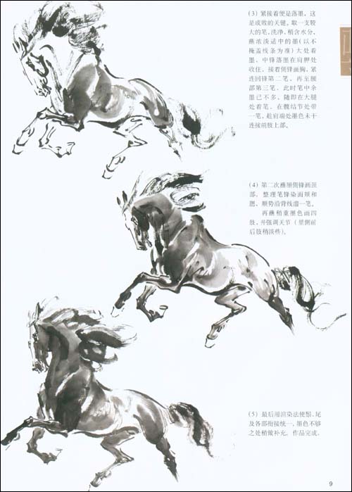 千姿百態画駿馬 中国画訓練新編系列二 中国絵画/千姿百态画
