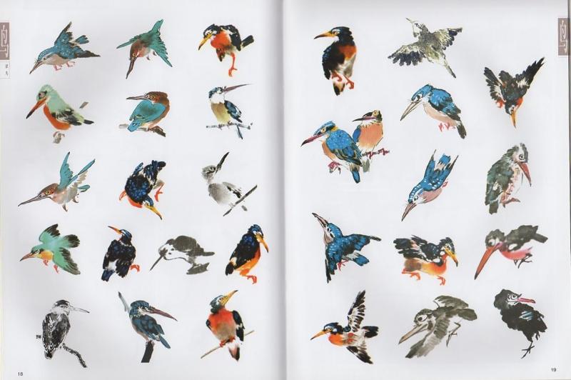 千姿百態画鳥 中国画訓練新編系列二 中国絵画/千姿百态画飞