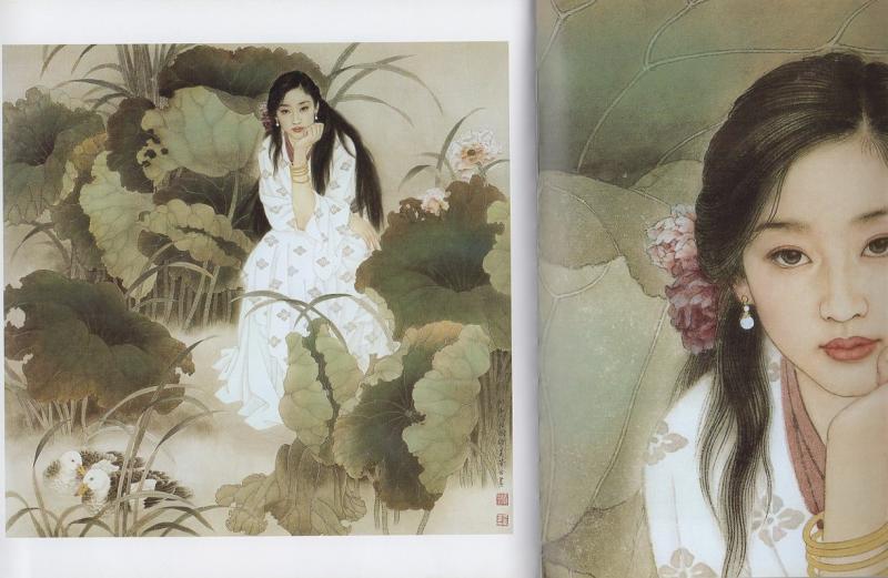 趙国経王美芳工筆人物作品選粋 中国語画集 赵国经