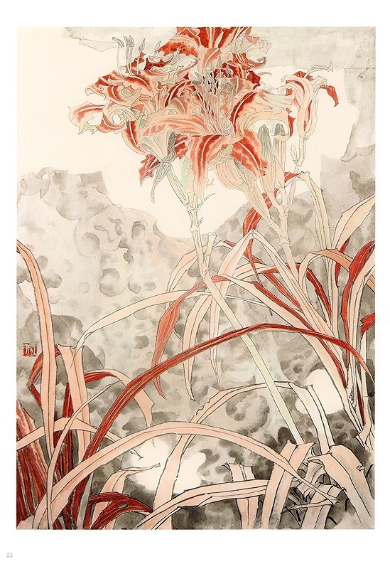 中国絵画　逸品 元時代名家 高克恭 1248〜1310年花鳥絵　巻物絵　肉筆保証 中国絵画逸品 元時代名家 高克恭 1248〜1310年花鳥絵巻物絵肉筆保証