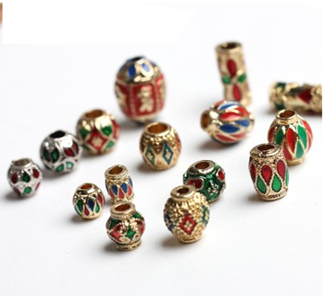 七宝焼きエナメルビーズ2号 球型 ペンダント ブレスレットバーツ