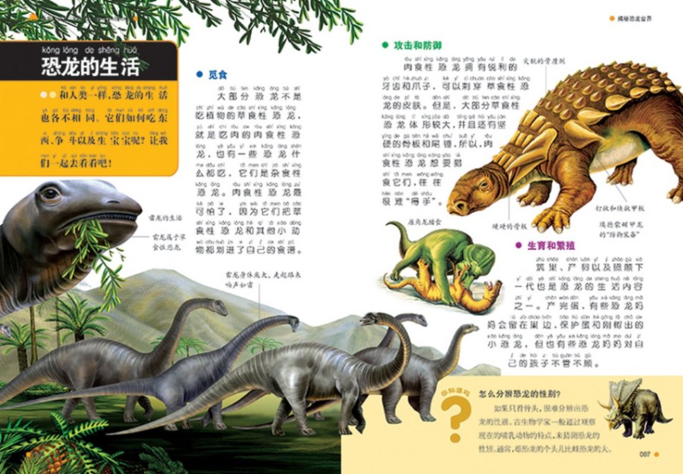 恐竜大百科 小学生課外必読シリーズ ピンイン付き中国語絵本/恐龙
