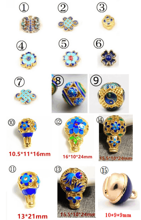 銅 細工 チベット引糸宝ブレスレット 装飾品 工芸品 置物 70671 水引飾り プチフラワー(紅白) / ワインとお酒の包装資材