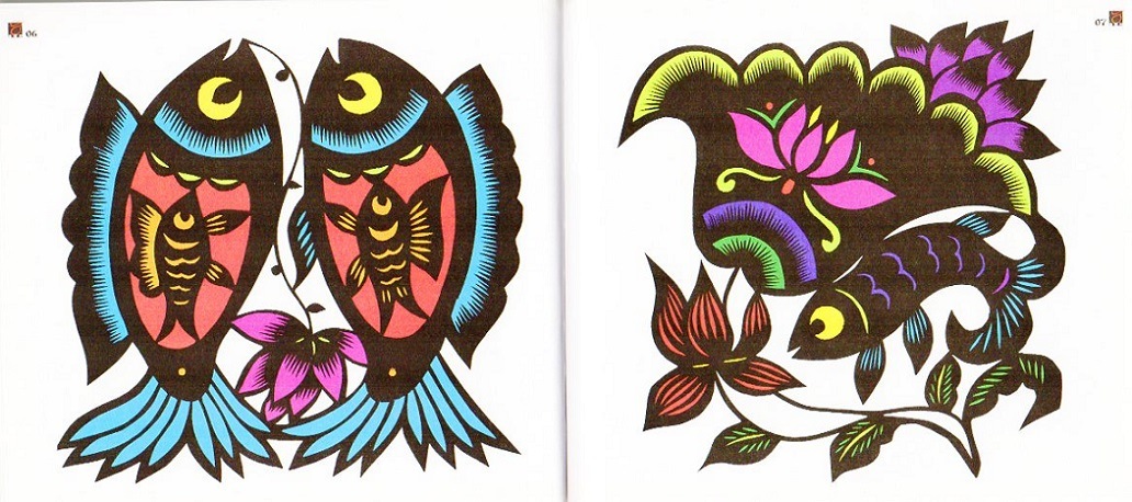 中国語　中国の民俗切り絵　切り絵技法書 中国語中国の民俗切り絵切り絵技法書