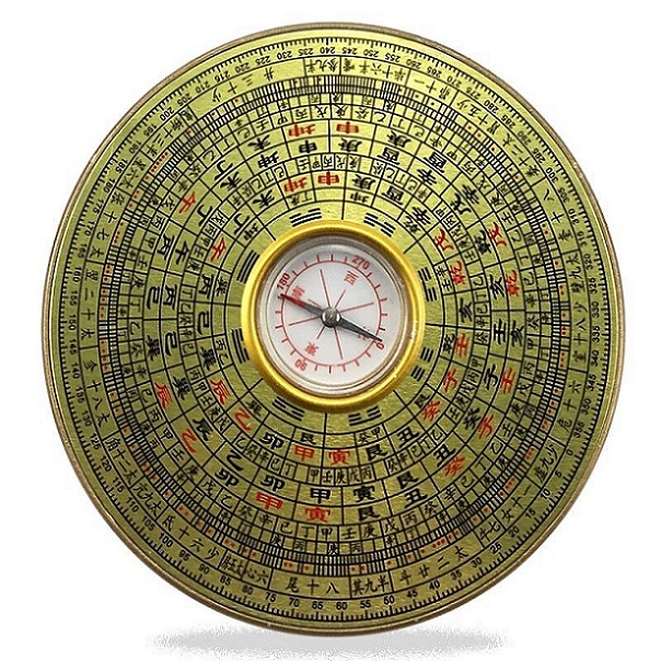 八卦羅盤 使い方に関する説明書2冊付き(中国語） 風水用品 ミニサイズ