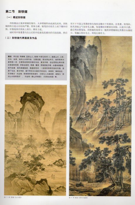 皴法析覧 中国画技法大全 中国絵画/皴法析览 中国画技法