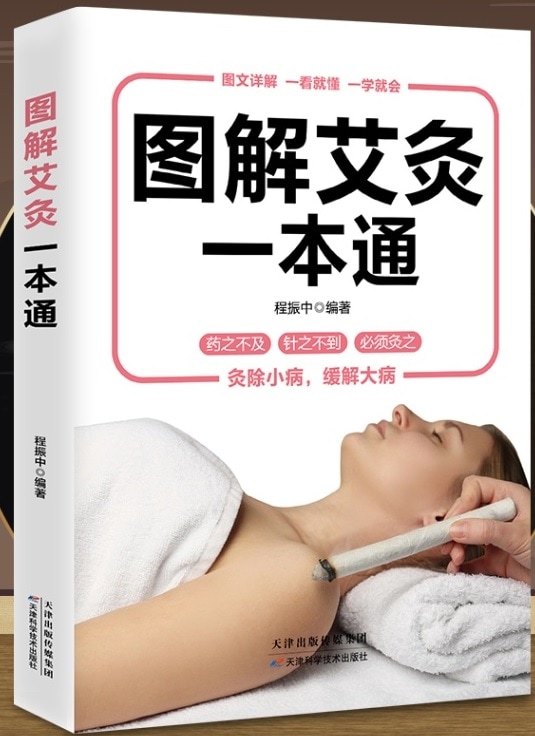 図解お灸一冊通 健康養生 中国語版書籍/图解艾灸一本通 经典彩图版调和气血通经络平衡阴阳免疫高简单经济效果好安全可靠疾病按摩疗法中医养生学习 ...