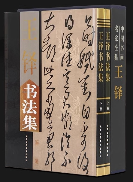 書道全集　中国全16巻② 王鐸書道集上下2冊中国書画名家全集中国語版書道字典/王铎
