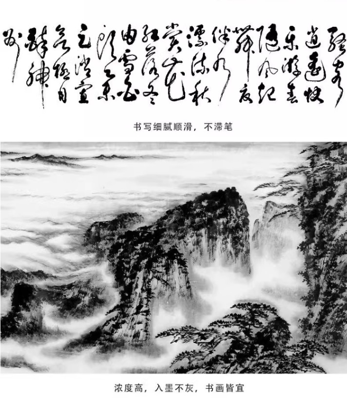 書法墨汁 100g 書道用 六品堂 文房四宝/六品堂墨汁书法专