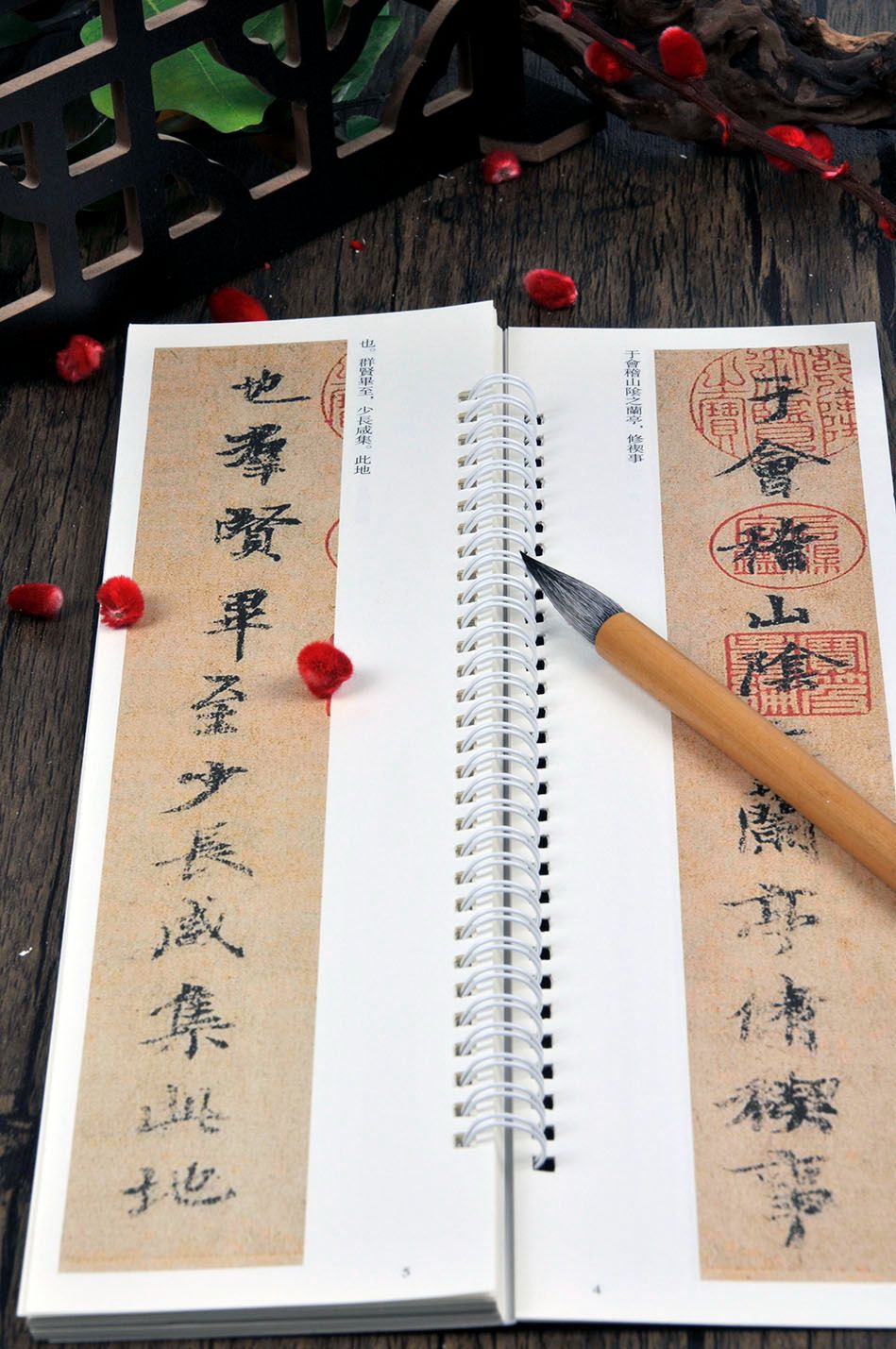 蘭亭序三種 模本 虞世南 チョ遂良 馮承素 カード式近距離臨書手本 中国