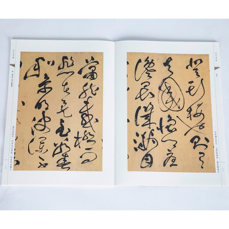 明 祝允明 草書岳陽楼記 人美書譜 草書 中国語書道/明 祝允明 草