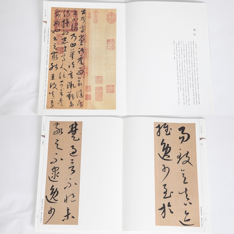 元 康里キキ 草書による張旭筆法 草書 人美書譜 中国語書道/元 康里巎