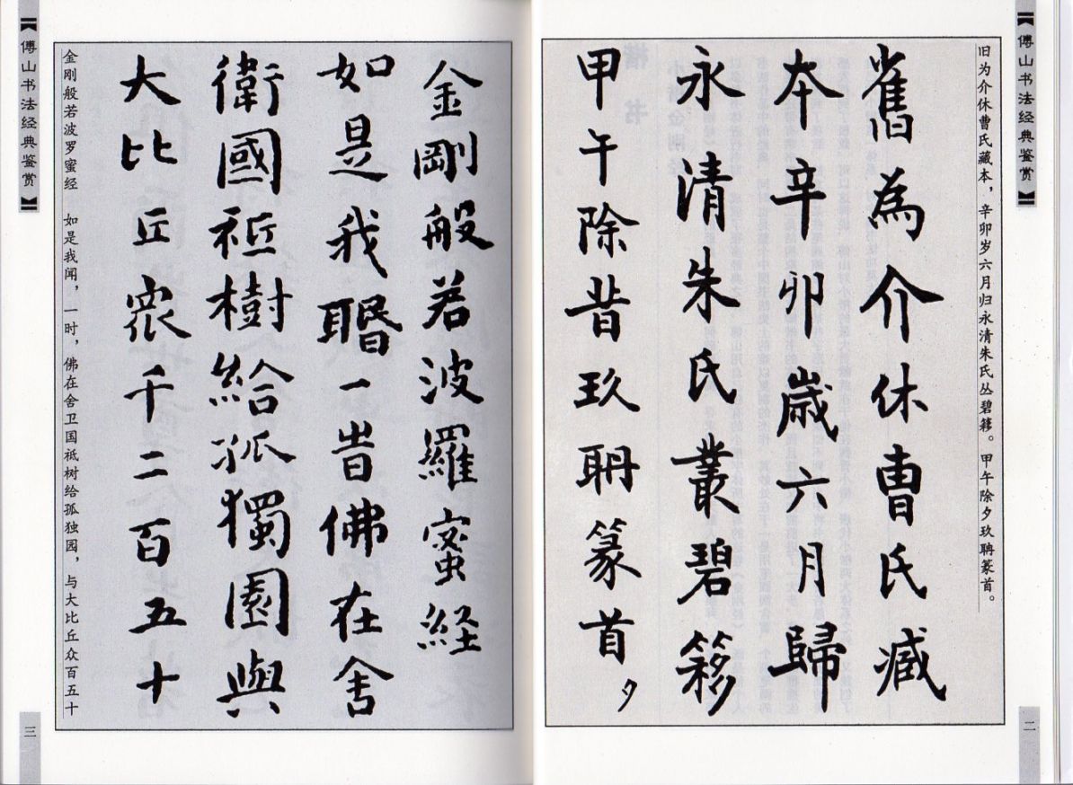 傅山 書道経典鑑賞 中国歴代名家書道鑑賞 中国語書道/傅山