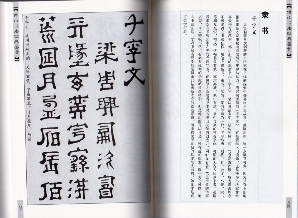 傅山 書道経典鑑賞 中国歴代名家書道鑑賞 中国語書道/傅山