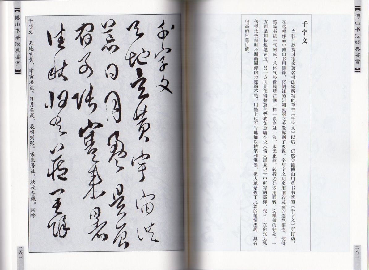 傅山 書道経典鑑賞 中国歴代名家書道鑑賞 中国語書道/傅山