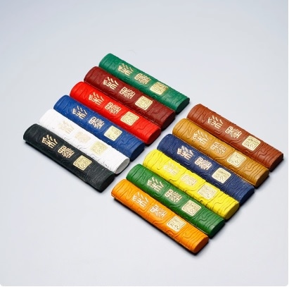 彩墨 十二色 中国画墨 日本画墨/老胡开文十二彩墨条仿古套装墨