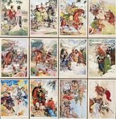 �����������Ϥ������ս��������ǯ������12�祻�åȡ��ݥ��ȥ�����/�����义 吕����� 关����题�������� 12张����