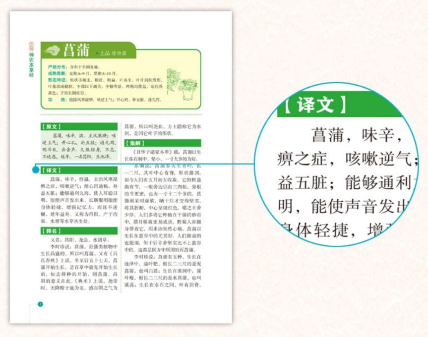 図解神農本草経 白話訳・カラー図版・愛蔵版 / 图解神农