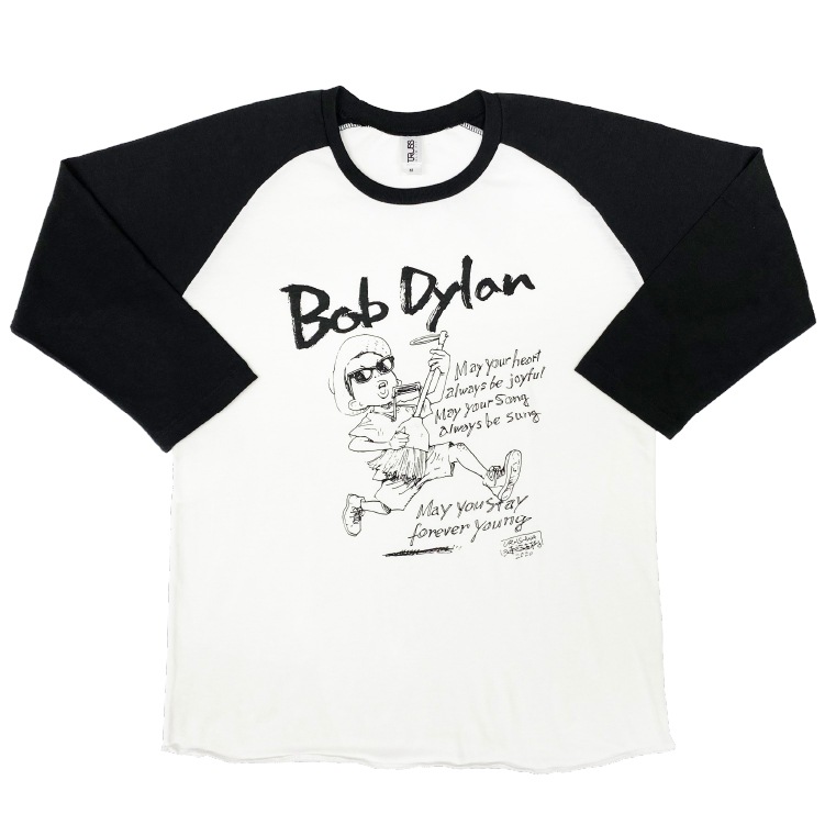 Bob Dylan 浦沢直樹イラストラグランtシャツ オフホワイトxスミクロ Udo Official Shop