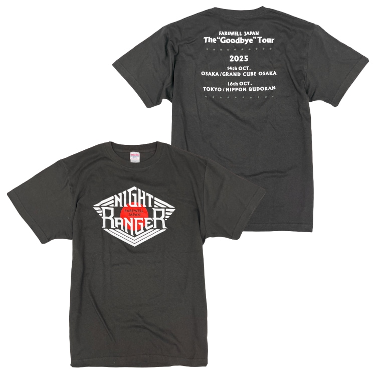 ナイトレンジャー Tシャツ 来日公演限定 Lサイズ スミ ② ナイト・レンジャー☆Night Ranger☆日本公演限定☆フォトT
