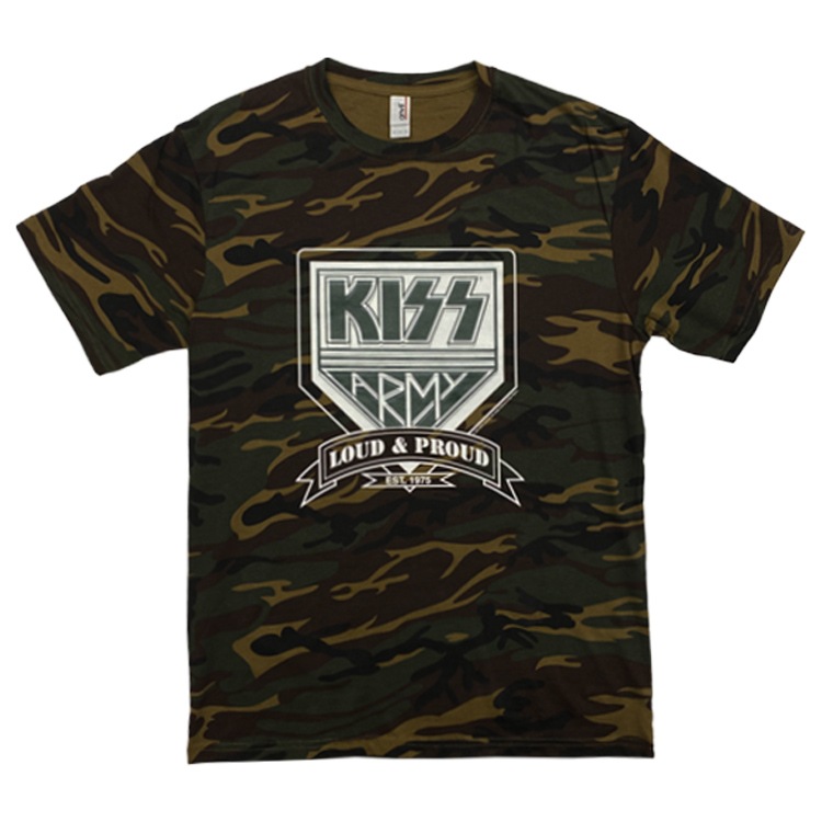 KISS ARMY X �Ϲ����º̥���ե顼�� T�����(���꡼��)