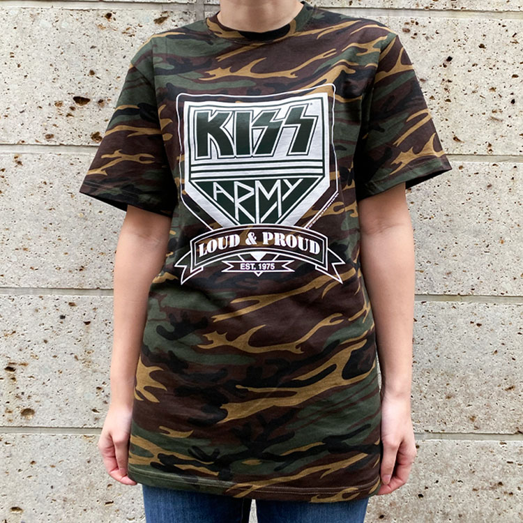 KISS ARMY X �Ϲ����º̥���ե顼�� T�����(���꡼��)