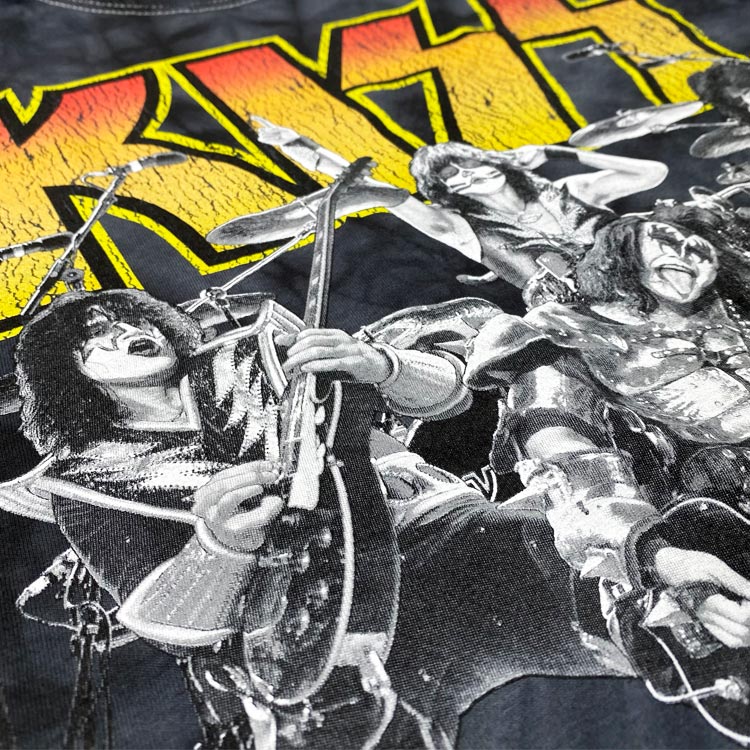 立ち上がれ！JAPAN ROCK CITY タイダイTシャツ(ブラック) | UDO