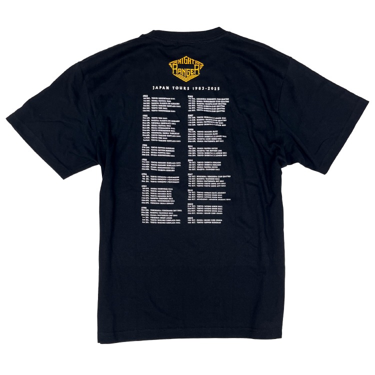 ナイト・レンジャー★Night Ranger★日本公演限定★メモリアルＴシャツL 来日公演決定！ナイト・レンジャーグッズ特集
