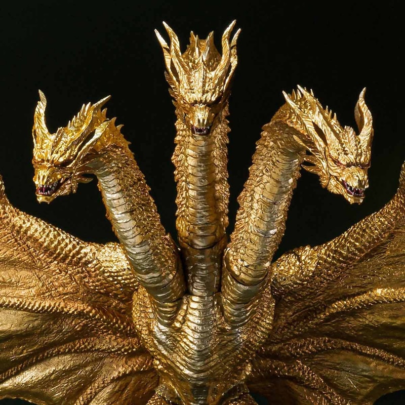 S.H.MonsterArts ゴジラ キングギドラ (2019) Special Color Ver. 約250mm ABS&PVC製 塗装済み可動フィギュアの商品画像