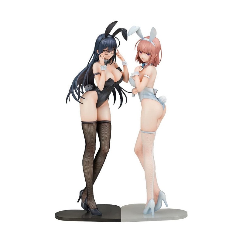 イコモチ オリジナルキャラクター 黒バニー葵&白バニー夏芽 2体セット 1/6 完成品フィギュアの商品画像