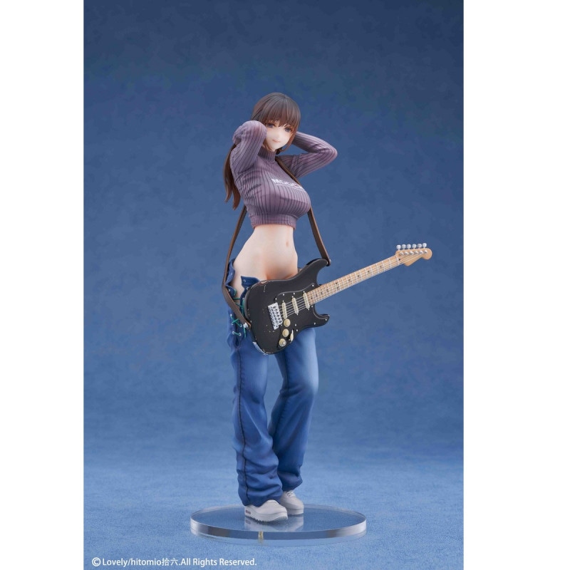 ギターガール Illustrated by hitomio拾六 1/7スケール塗装済完成品フィギュア 豪華版【18歳未満購入禁止】の商品画像