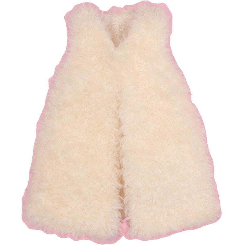 Junie Moonプロデュース Dear Darling Fashion for Dolls ロングボアベスト(22cmドール用) オフホワイトの商品画像
