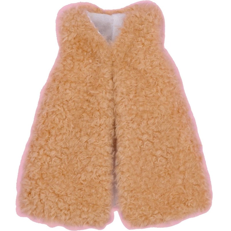 Junie Moonプロデュース Dear Darling Fashion for Dolls ロングボアベスト(22cmドール用) ブラウンの商品画像