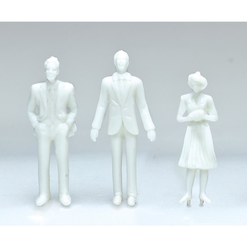 ｼﾞｵﾗﾏ模型 人物(塗装無) 1/100 10個組 【取り寄せ商品】の商品画像
