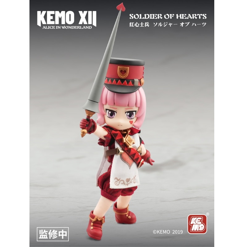 XII DOLL 不思議の国のアリス ソルジャー・オブ・ハーツ デフォルメアクションドールの商品画像